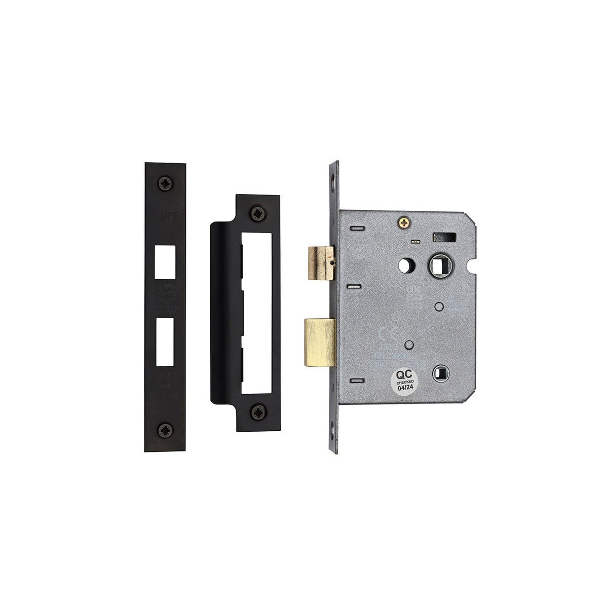 CE 3 Lever Bathroom Lock 3" by M Marcus - Heritage Brass