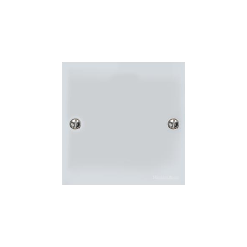 Richmond Elite Range Polished Chrome Switches & Sockets, LP2 - Single Blank Plate by Heritage Brass By M-Marcus