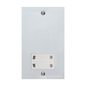 Richmond Elite Range Polished Chrome Switches & Sockets, LP2 - Shaver Socket Output Voltage 110/240V by Heritage Brass By M-Marcus