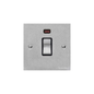 Richmond Elite Range Satin Chrome Switches & Sockets, LP3 - 20A Double Pole Switch with Neon by Heritage Brass By M-Marcus