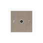 Richmond Elite Range Satin Nickel Switches & Sockets, LP5 - 1 Gang Isolated TV Coaxial Socket by Heritage Brass By M-Marcus