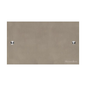 Richmond Elite Range Satin Nickel Switches & Sockets, LP5 - Double Blank Plate by Heritage Brass By M-Marcus