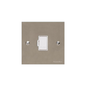 Richmond Elite Range Satin Nickel Switches & Sockets, LP5 - Unswitched Spur (13 Amp) by Heritage Brass By M-Marcus