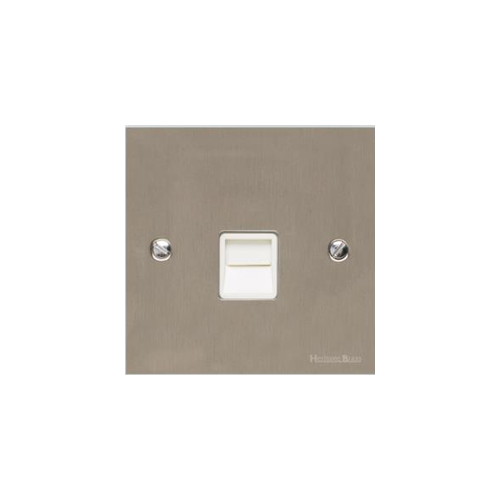 Richmond Elite Range Satin Nickel Switches & Sockets, LP5 - 1 Gang Master Line Socket by Heritage Brass By M-Marcus