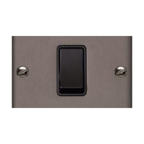 Richmond Elite Range Matt Bronze Switches & Sockets, LP9 - 1 Gang Intermediate Rocker Switch by Heritage Brass By M-Marcus