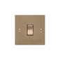 Richmond Elite Range Antique Brass Switches & Sockets, LP91 - 1 Gang Rocker Switch by Heritage Brass By M-Marcus