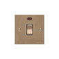 Richmond Elite Range Antique Brass Switches & Sockets, LP91 - 20A Double Pole Switch with Neon by Heritage Brass By M-Marcus