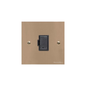 Richmond Elite Range Antique Brass Switches & Sockets, LP91 - Unswitched Spur (13 Amp) by Heritage Brass By M-Marcus