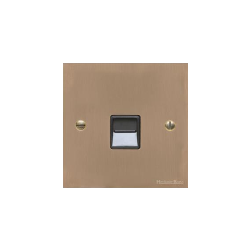 Richmond Elite Range Antique Brass Switches & Sockets, LP91 - 1 Gang Secondary Line Socket by Heritage Brass By M-Marcus