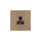 Richmond Elite Range Antique Brass Switches & Sockets, LP91 - 5 Amp 3 Round Pin Socket by Heritage Brass By M-Marcus