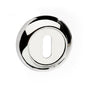 Mediterranean Key Escutcheons on Round "C" Rose - Polished Chrome - Default