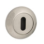 Mediterranean Key Escutcheons on Round "C" Rose - Satin Nickel - Default