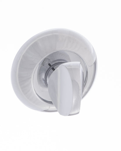 Mediterranean WC Turn and Release on Round "C" Rose - Polished Chrome - Default