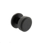 Millhouse Brass Harrison Solid Brass Knurled Mortice Door Knob on Concealed Fix Rose - Matt Black - Default
