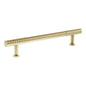 Millhouse Brass Chrysler Diamond T-Bar Cabinet Pull Handle 160mm - Satin Brass - Default