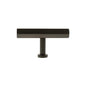 Millhouse Brass Pennington Hexagonal T-Bar Cabinet Knob Handle - Urban Dark Bronze - Default