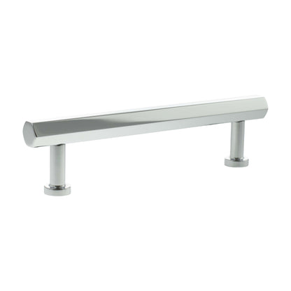 Millhouse Brass Pennington Hexagonal T-Bar Cabinet Pull Handle 128mm - Polished Chrome - Default