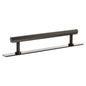 Millhouse Brass Pennington Hexagonal T-Bar Cabinet Pull Handle on Backplate 160mm - Urban Dark Bronze - Default