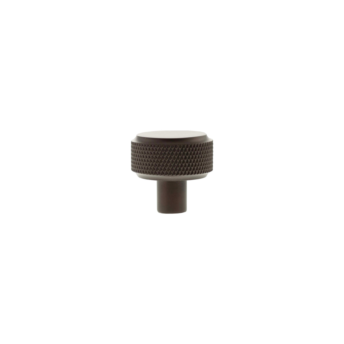 Millhouse Brass Eiffel Knurled Round Cabinet Knob Handle - Urban Dark Bronze - Default