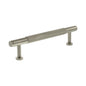 Millhouse Brass Eiffel Knurled T-Bar Cabinet Pull Handle 128mm - Satin Nickel - Default