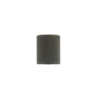 Millhouse Brass Watson Cylinder Knurled Cabinet Knob on Concealed Fix - Urban Dark Bronze - Default