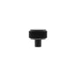 Millhouse Brass Battersea Linear Round Cabinet Knob Handle - Matt Black - Default