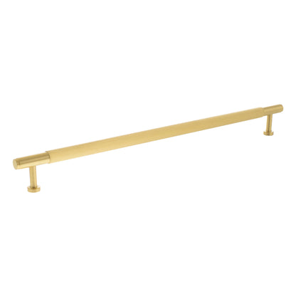 Millhouse Brass Battersea Linear T-Bar Cabinet Pull Handle 320mm - Satin Brass - Default