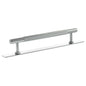 Millhouse Brass Battersea Linear T-Bar Cabinet Pull Handle on Backplate 160mm - Polished Chrome - Default