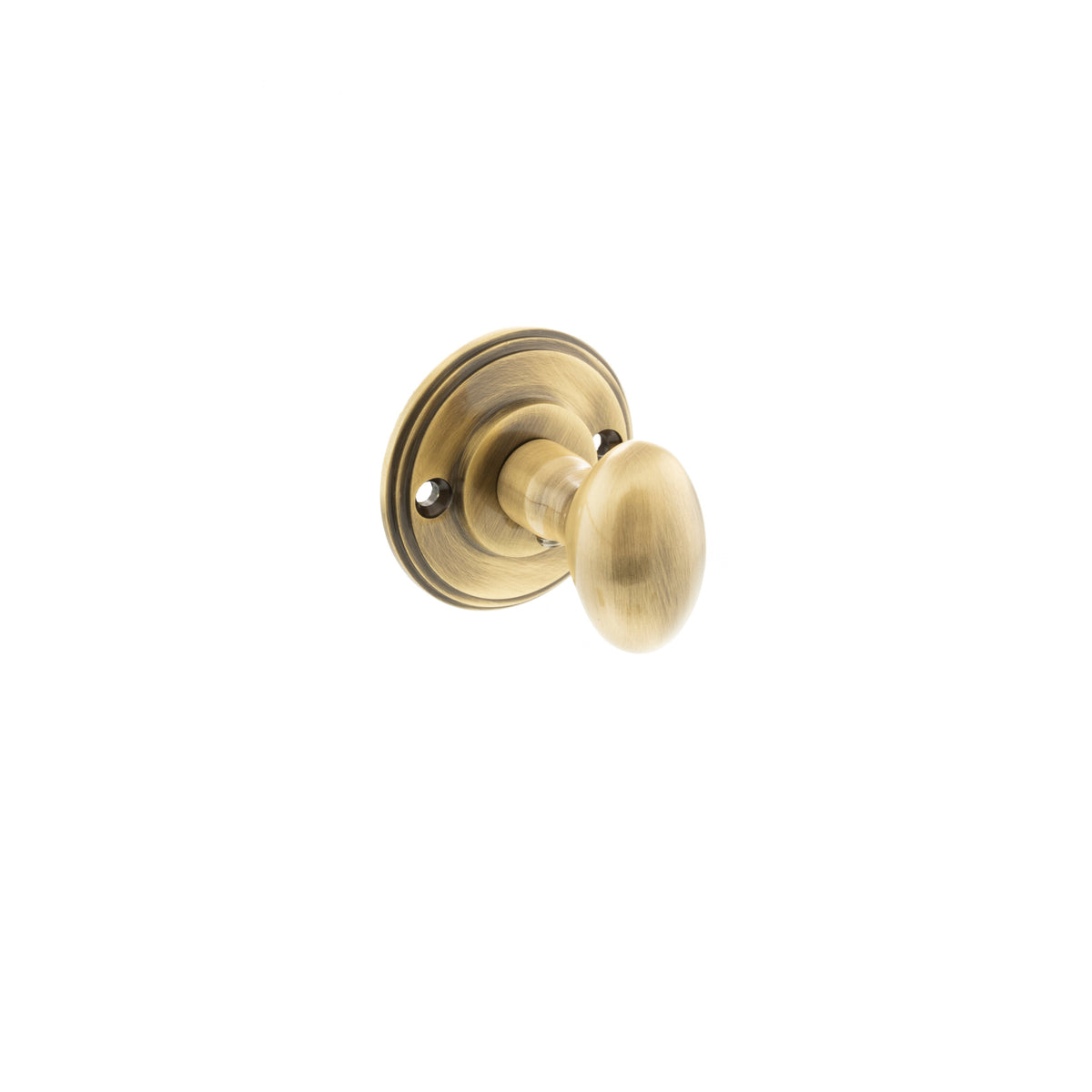 Millhouse Brass Solid Brass Oval WC Turn and Release - Antique Brass - Default