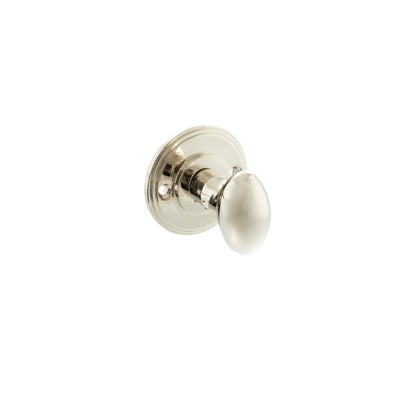Millhouse Brass Solid Brass Oval WC Turn and Release - Polished Nickel - Default