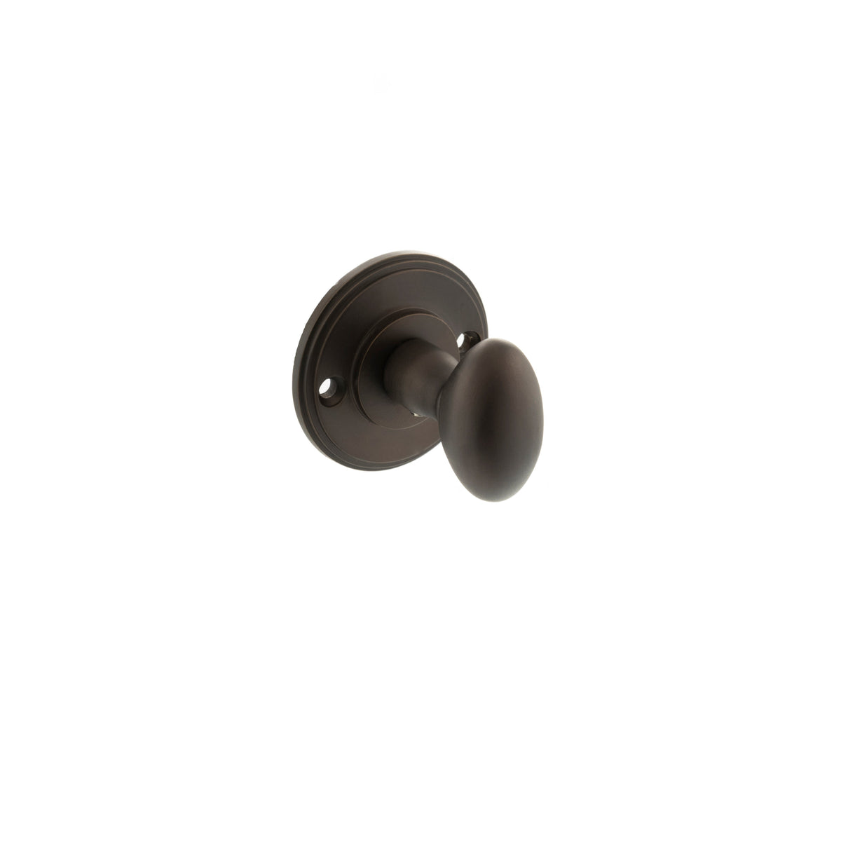 Millhouse Brass Solid Brass Oval WC Turn and Release - Urban Dark Bronze - Default