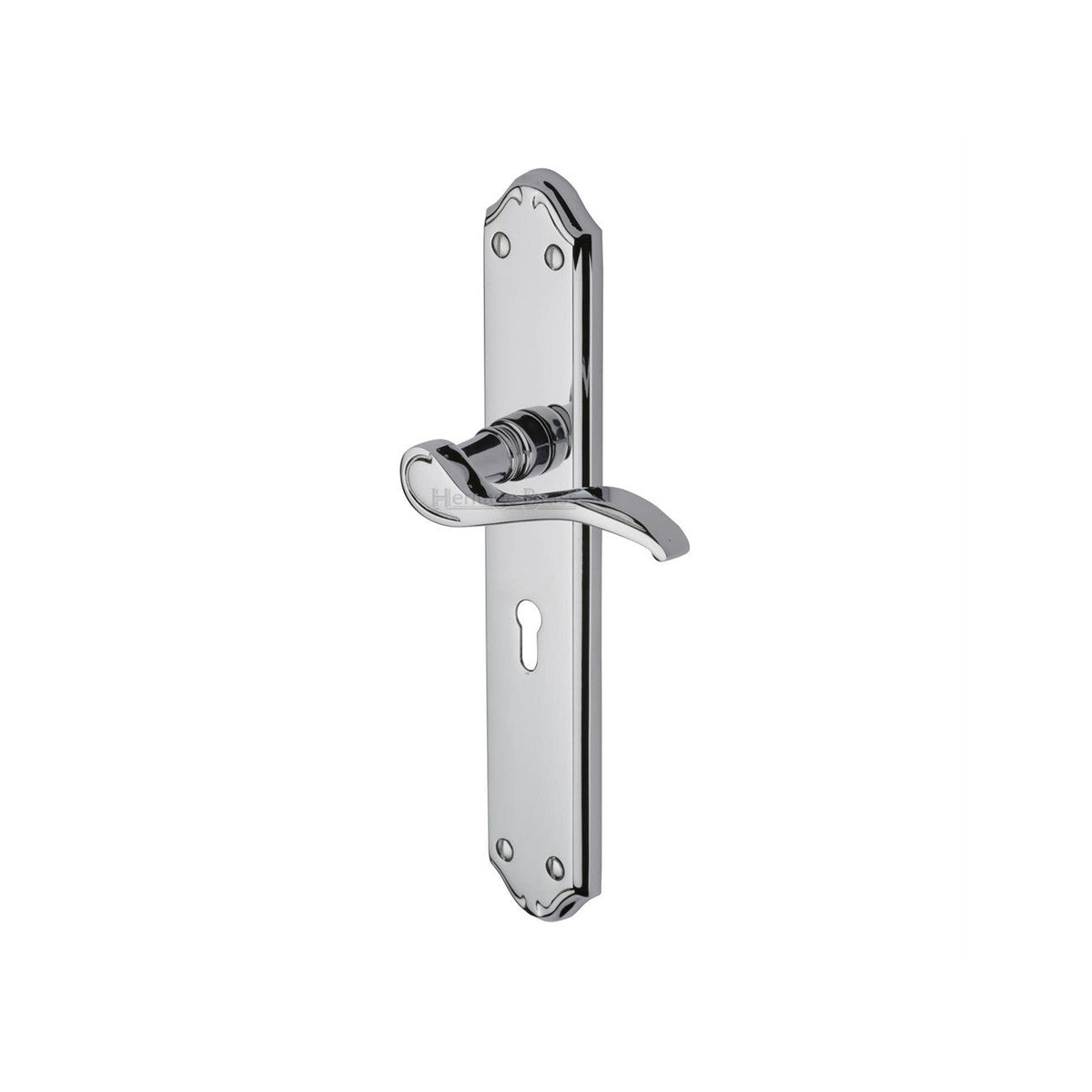 Verona Door Handle on Plate by M Marcus - Heritage Brass