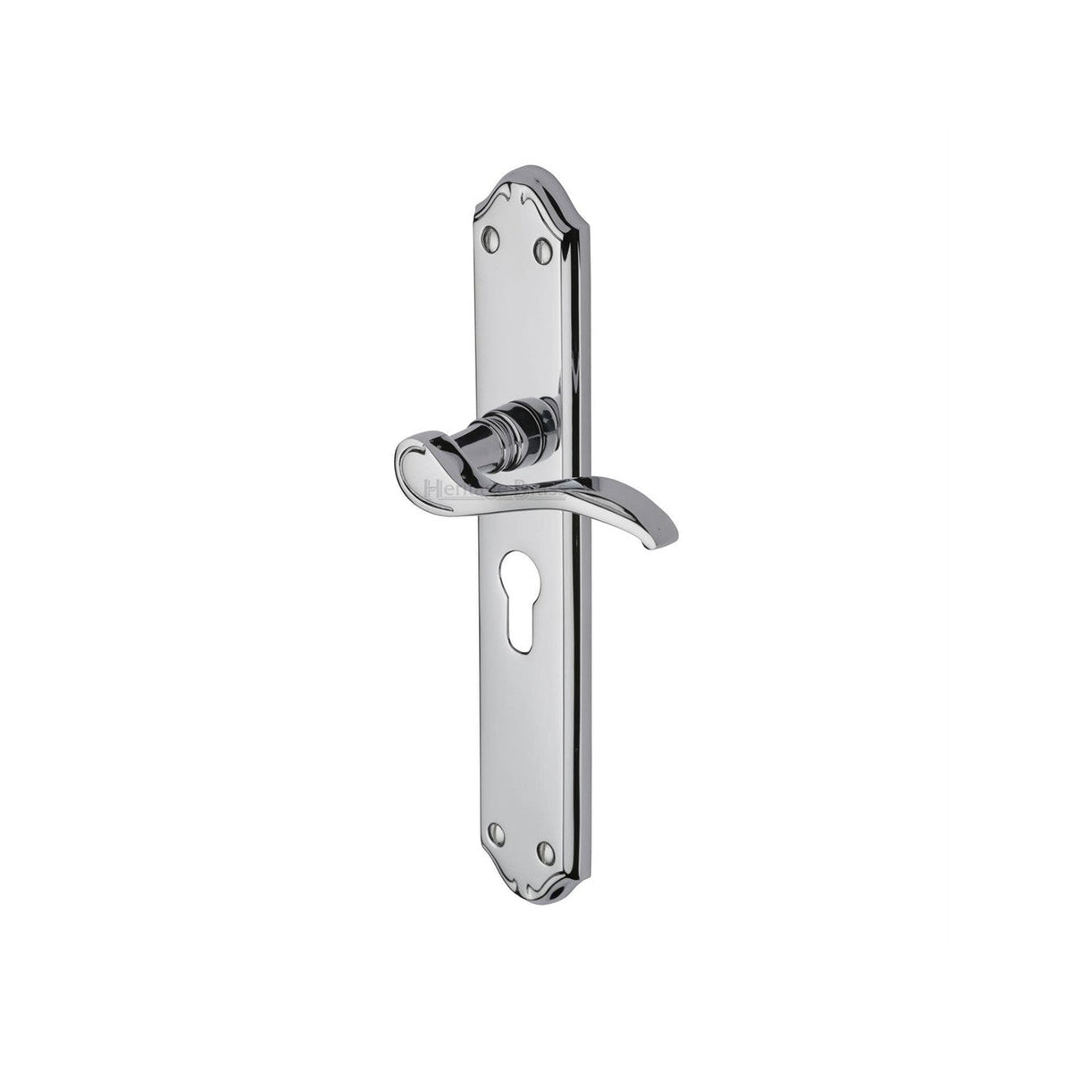 Verona Door Handle on Plate by M Marcus - Heritage Brass
