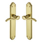 Verona Door Handle on Plate by M Marcus - Heritage Brass