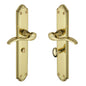 Verona Door Handle on Plate by M Marcus - Heritage Brass