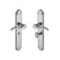 Verona Door Handle on Plate by M Marcus - Heritage Brass