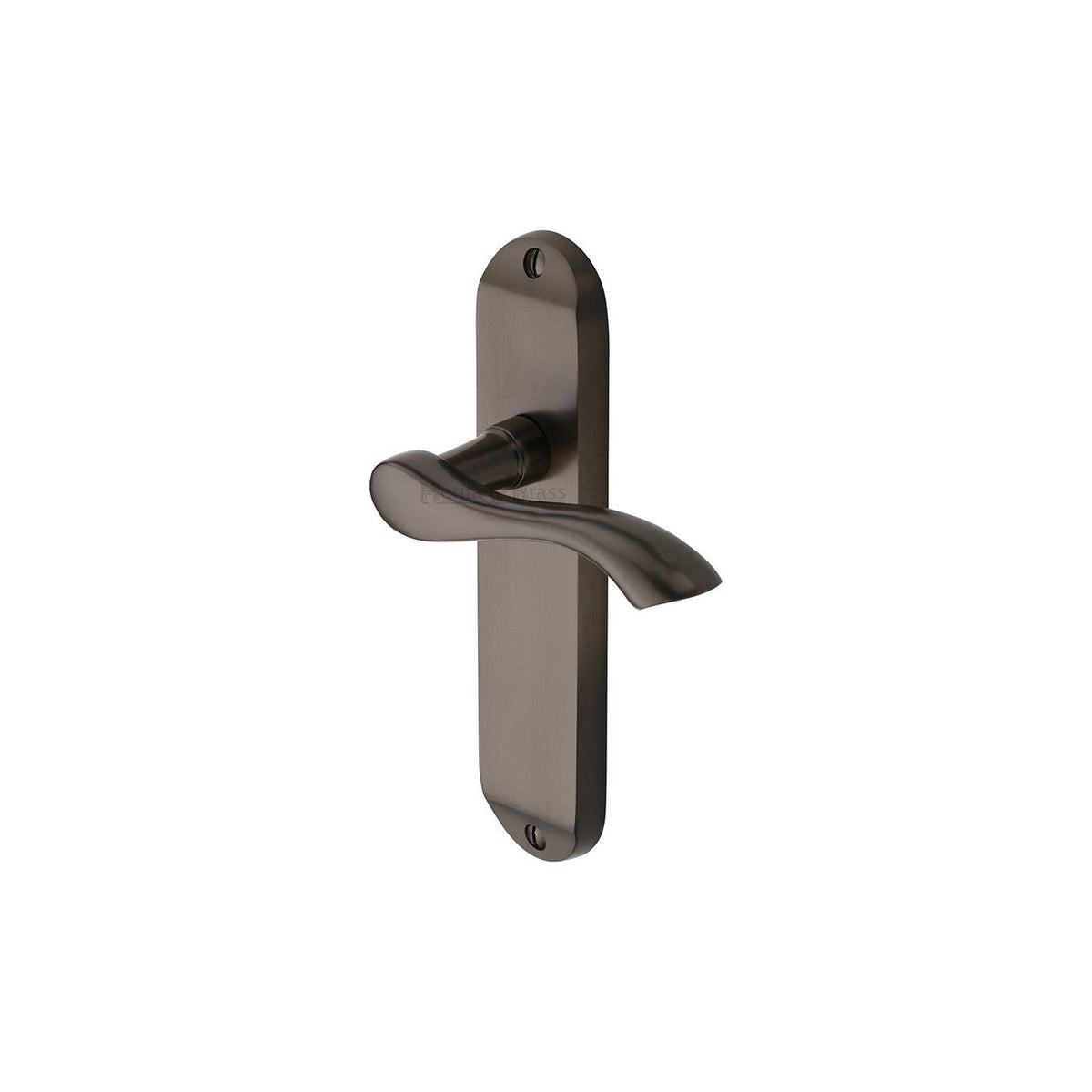 Algarve Door Handle on Plate by M Marcus - Heritage Brass