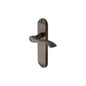 Algarve Door Handle on Plate by M Marcus - Heritage Brass