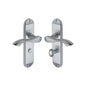 Algarve Door Handle on Plate by M Marcus - Heritage Brass