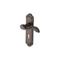 Lisboa Door Handle on Plate by M Marcus - Heritage Brass