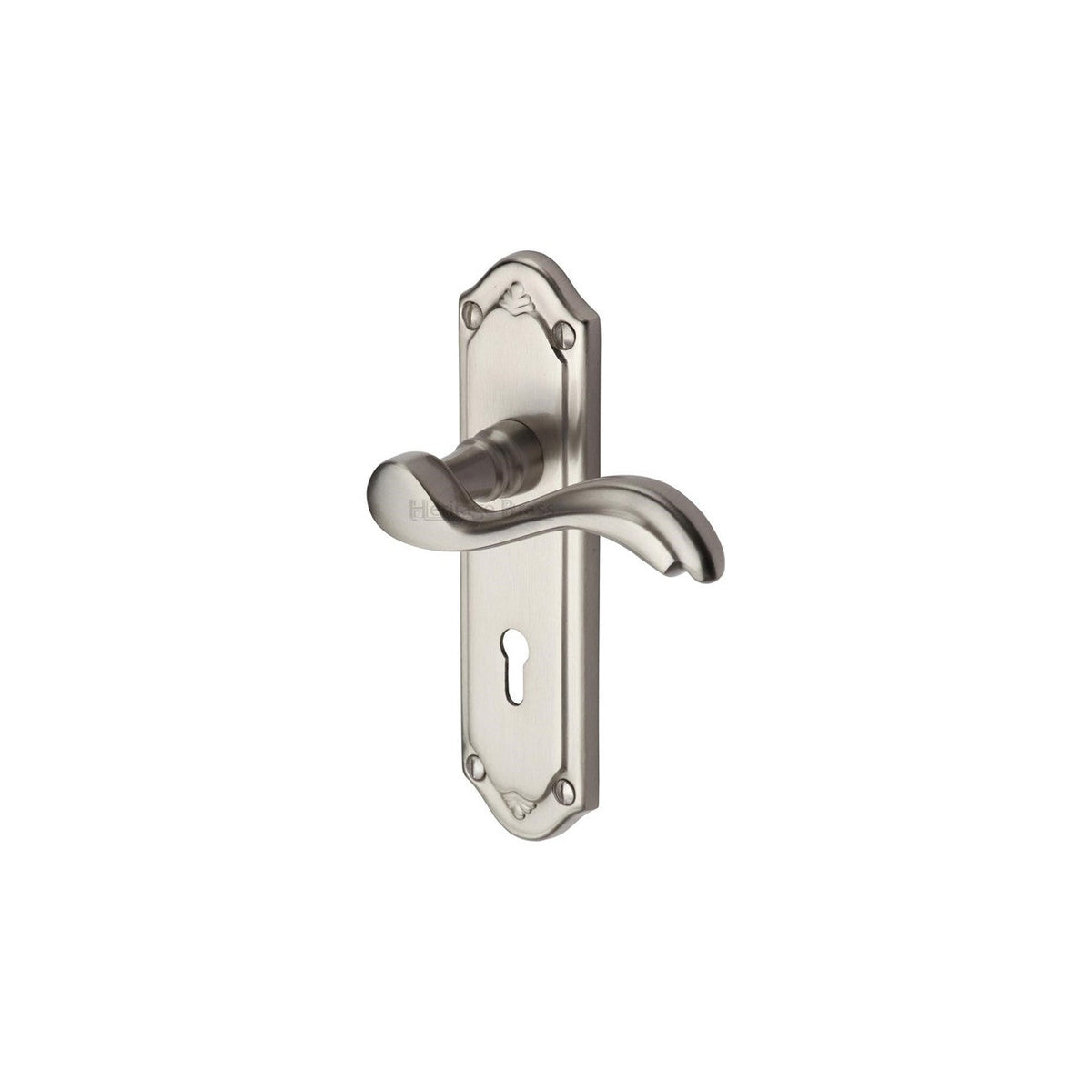 Lisboa Door Handle on Plate by M Marcus - Heritage Brass