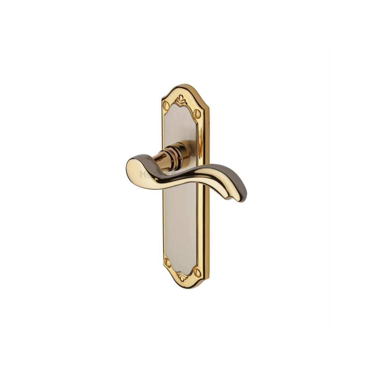 Lisboa Door Handle on Plate by M Marcus - Heritage Brass