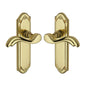Lisboa Door Handle on Plate by M Marcus - Heritage Brass