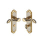 Lisboa Door Handle on Plate by M Marcus - Heritage Brass