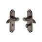 Lisboa Door Handle on Plate by M Marcus - Heritage Brass