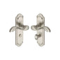 Lisboa Door Handle on Plate by M Marcus - Heritage Brass