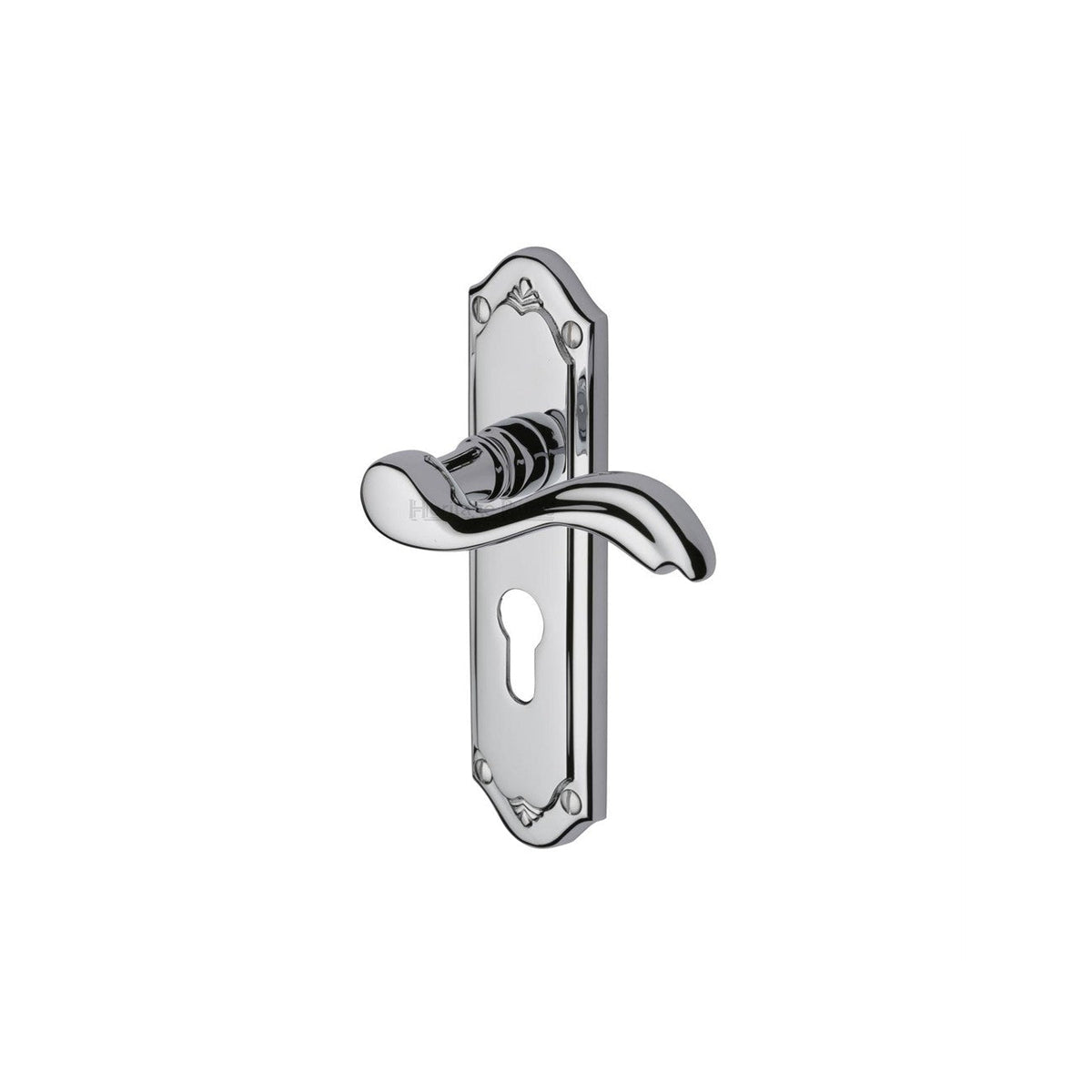 Lisboa Door Handle on Plate by M Marcus - Heritage Brass