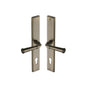 Colonial LH Door Handle on Plate by M Marcus - Heritage Brass