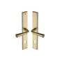 Colonial RH Door Handle on Plate by M Marcus - Heritage Brass