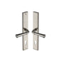 Colonial RH Door Handle on Plate by M Marcus - Heritage Brass